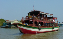 boat ride on the Tonle Sap Lake