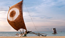 Sri Lanka holiday package Bentota boat