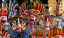 Sri Lanka holiday package Kandy masks