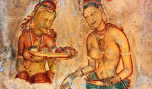 Sri Lanka holiday package Sigiriya wall paintings