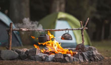 sri lanka vacation fire camping