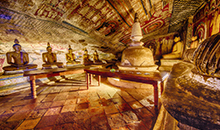 5 days tour itinerary sri lanka Dambulla cave temple
