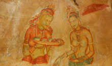 Sri Lanka Vacation - Sigiriya Frescoes